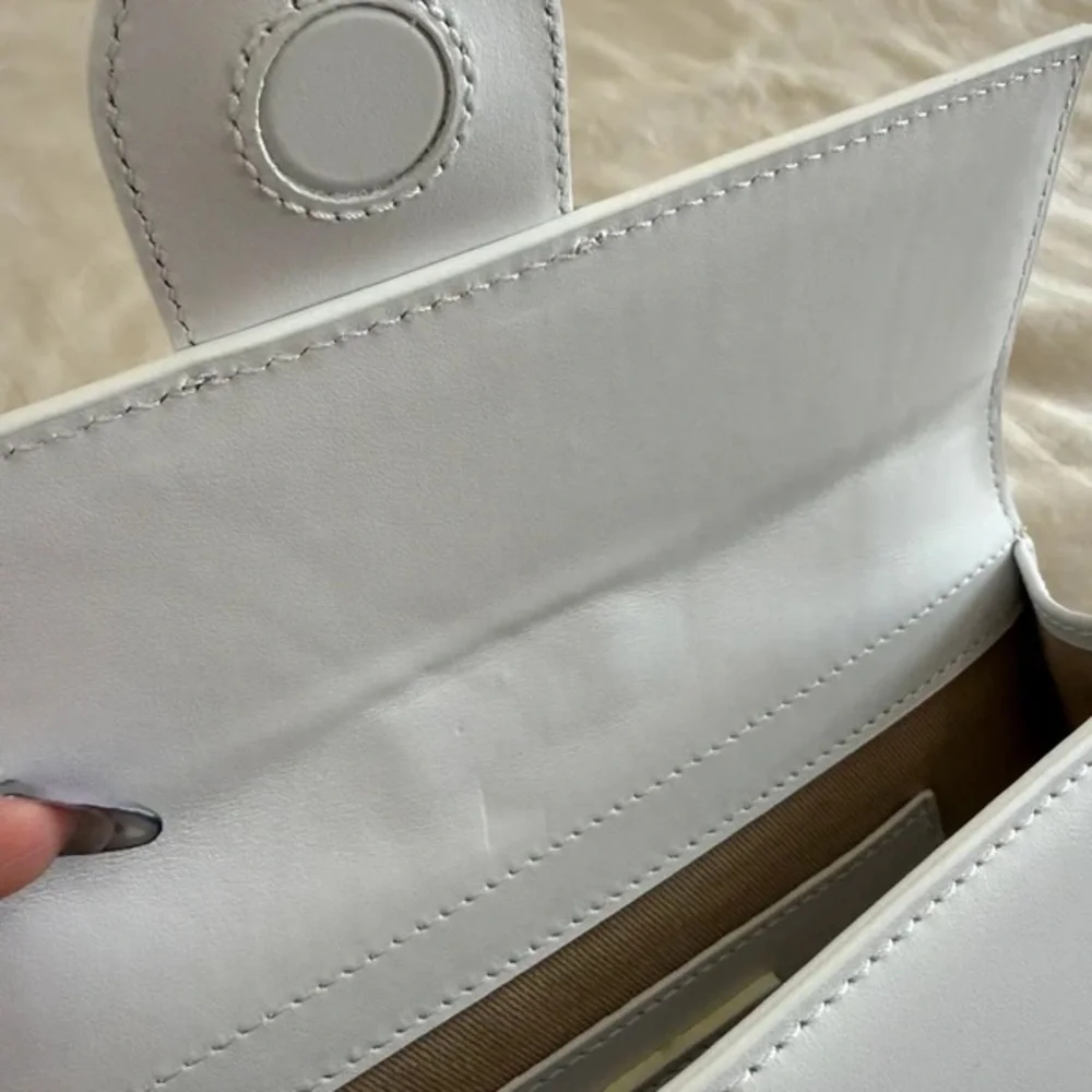 💕Jacquemus White Le Chiquito Top-Handle Bag - Picture 4 of 6